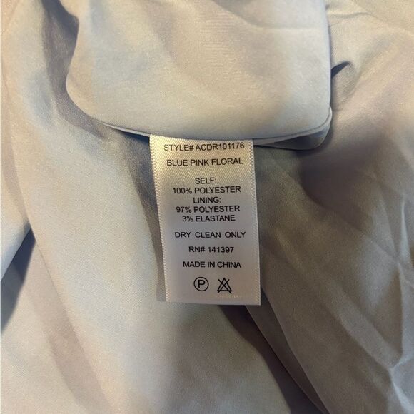 New ASTER the label revolve Primrose Floral Strappy Back Maxi Dress blue pink - Picture 9 of 10